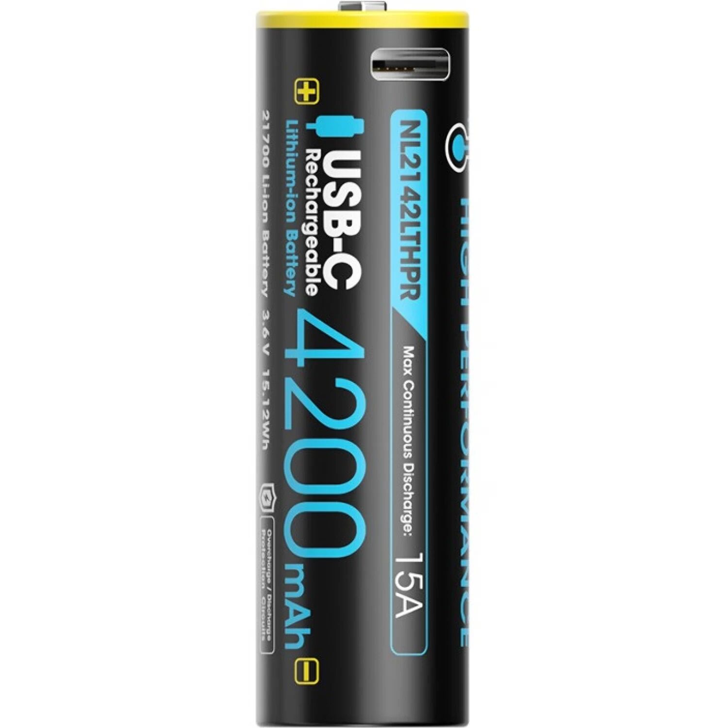 Аккумулятор NITECORE NL2142LTHPR 21700 USB-C 21096
