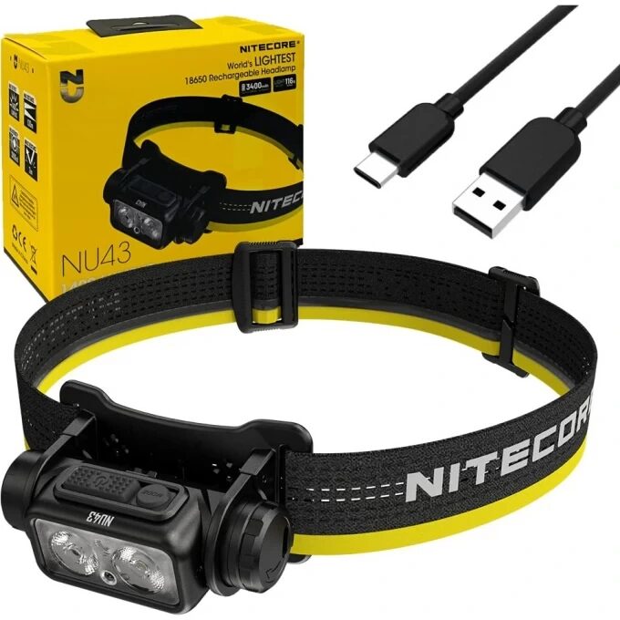 Налобный фонарь NITECORE NU43 LUMINUS SST-20-W 22321