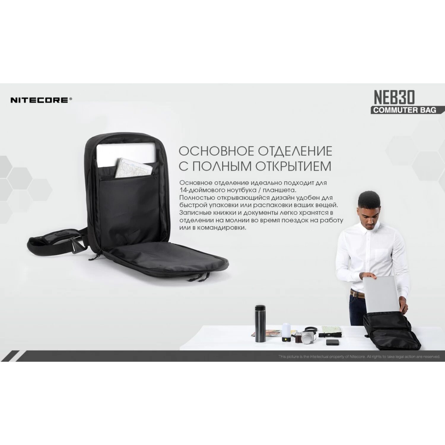 Тактическая сумка NITECORE NEB30 BLACK 18810 1389132